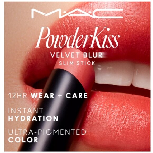 Mac Power Kiss Velvet Blur Slim Stick - Sweet Cinnamon, NEW - Full Size 2 g. - Picture 9 of 13